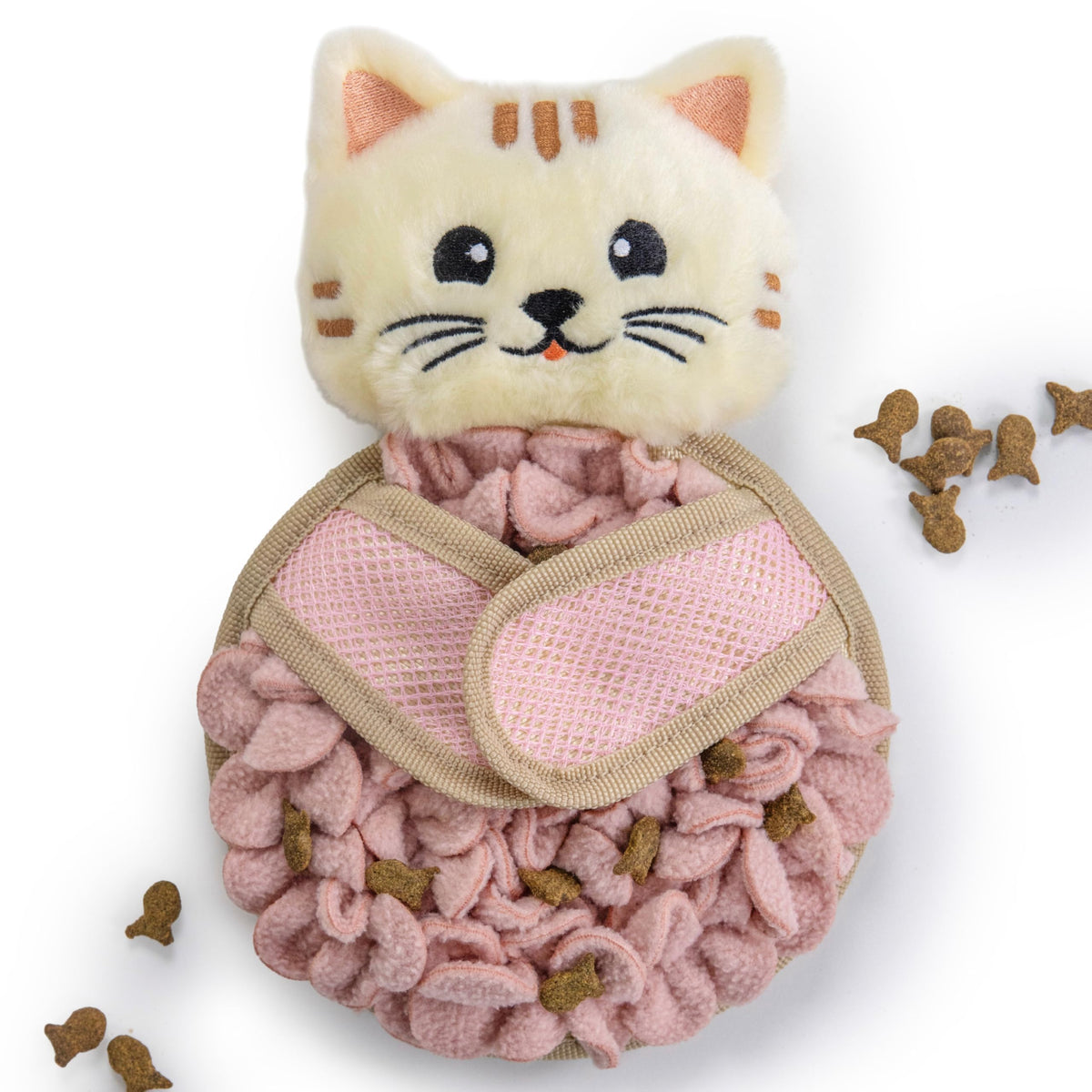 Catstages Snuffle Mat for Cats - Interactive Foraging Toy with Hidden Treats, Non-Slip Base, and Hunting Stimu