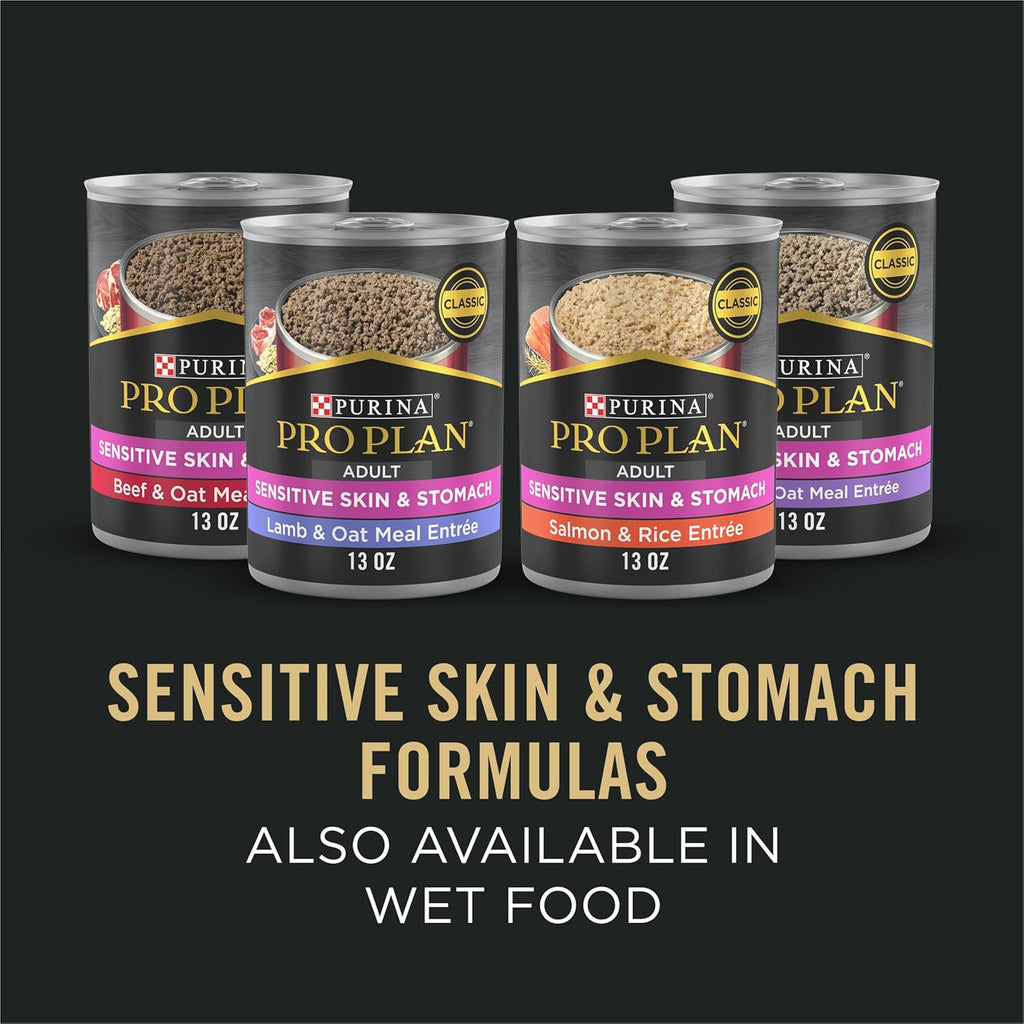 Purina Pro Plan Sensitive Skin and Stomach Dog Food Dry, Adult Salmon & Rice Formula, Digestive Health - 30 lb - view 7
