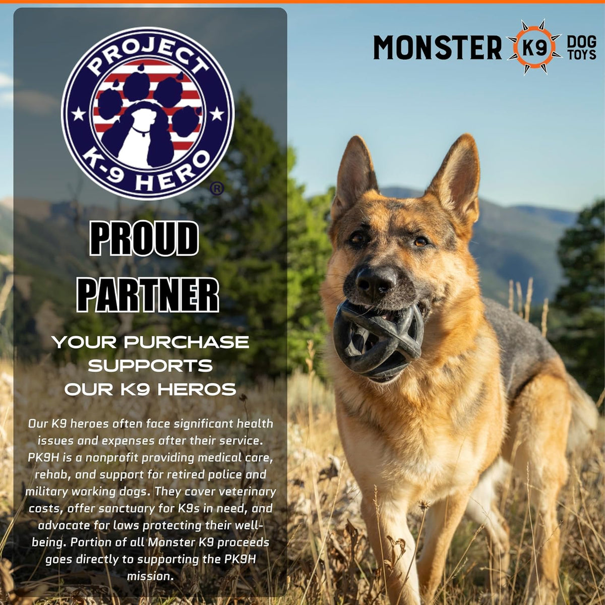 Monster K9 Indestructible Dog Ball – Lifetime Replacemnet - Durable Dog Toy for Aggressive Chewers - Safe, Non - view 5