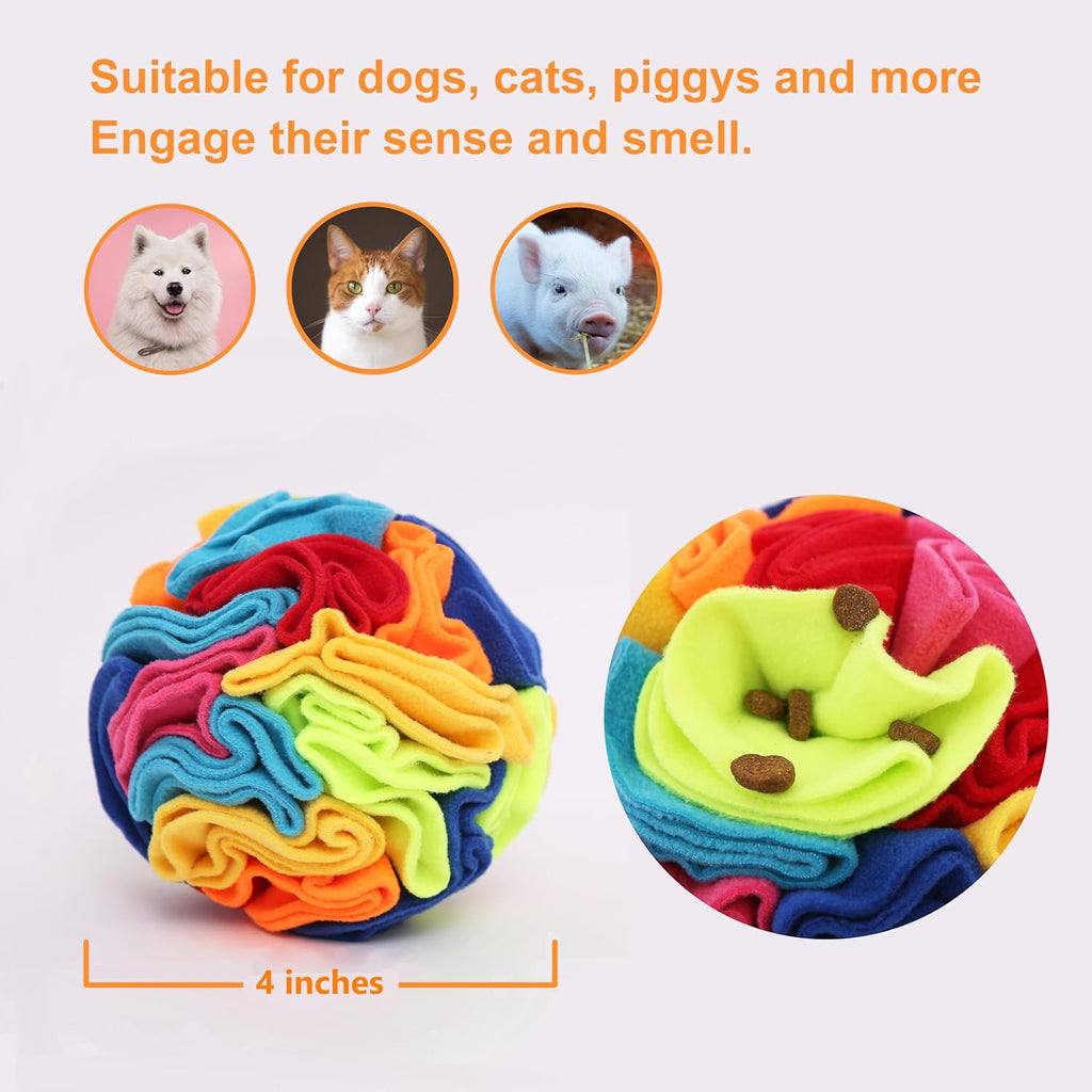Ablechien Snuffle Ball - Snuffle Ball for Small Dogs, Interactive Dog Toys to Keep Them Busy, Puppy Dog Puzzle - view 2