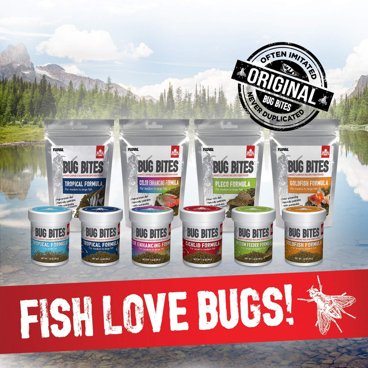 Fluval Bug Bites Bottom Feeder Fish Food, Granules for Small to Medium Sized Fish, 1.60 Oz., A6586 - view 7