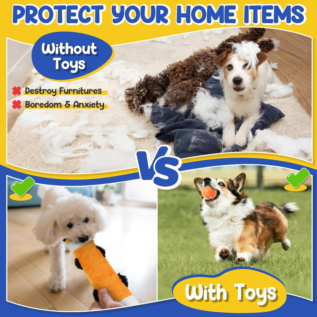 PatsFran Puppy Toys for Teething, 9 Pack Interactive Dog Toys for Small Dogs, Puppy Chew Toys for Boredom with - view 6