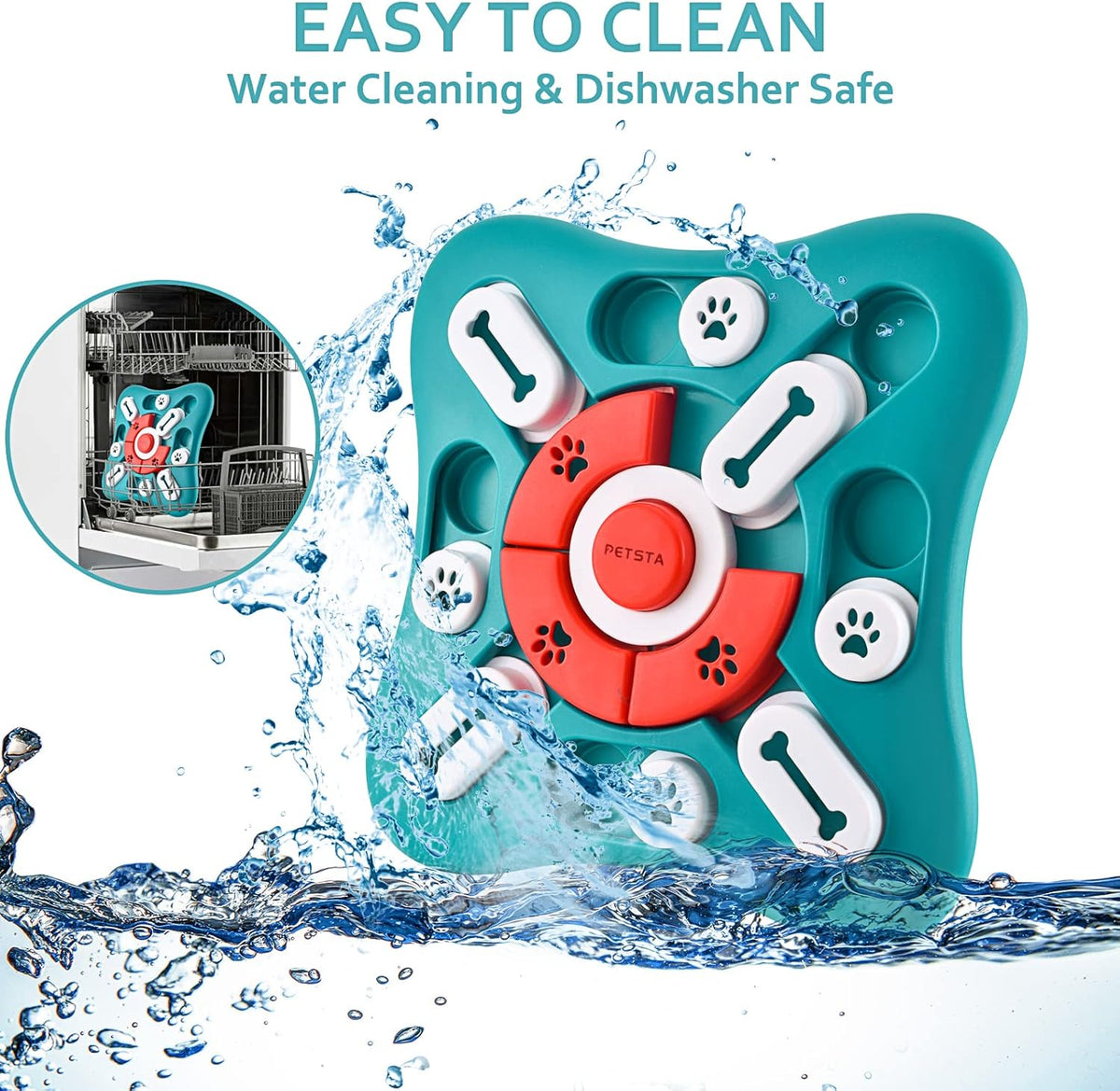 Dog Puzzle Toys, Treat Dispensing Dog Enrichment Toys for IQ Training and Brain Stimulation, Interactive Menta - view 8