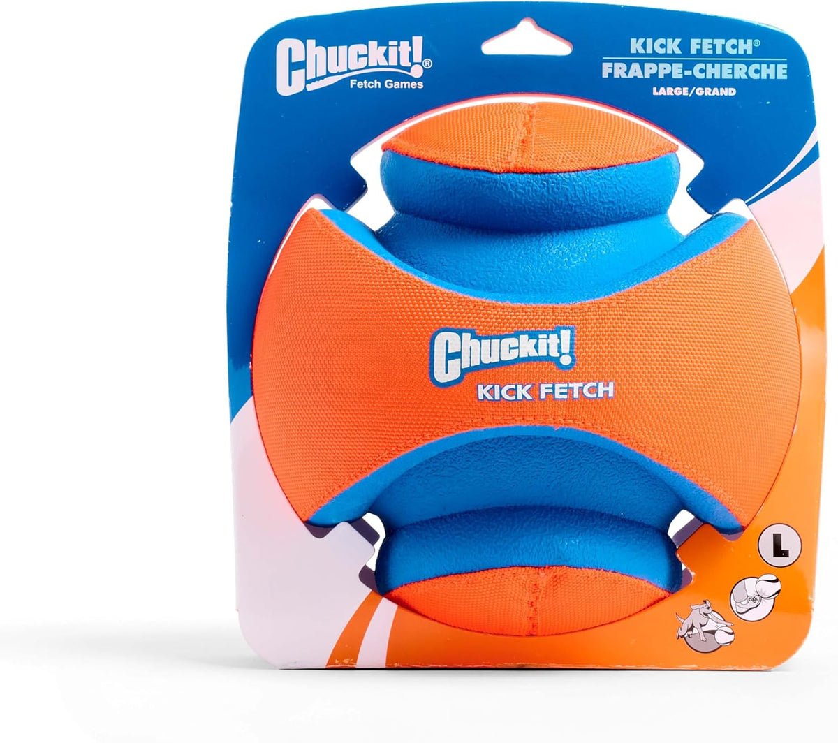 Chuckit! Kick Fetch Ball Dog Toy - Floats in Water - Perfect for Interactive Play - Made with Durable Rubber a - view 3