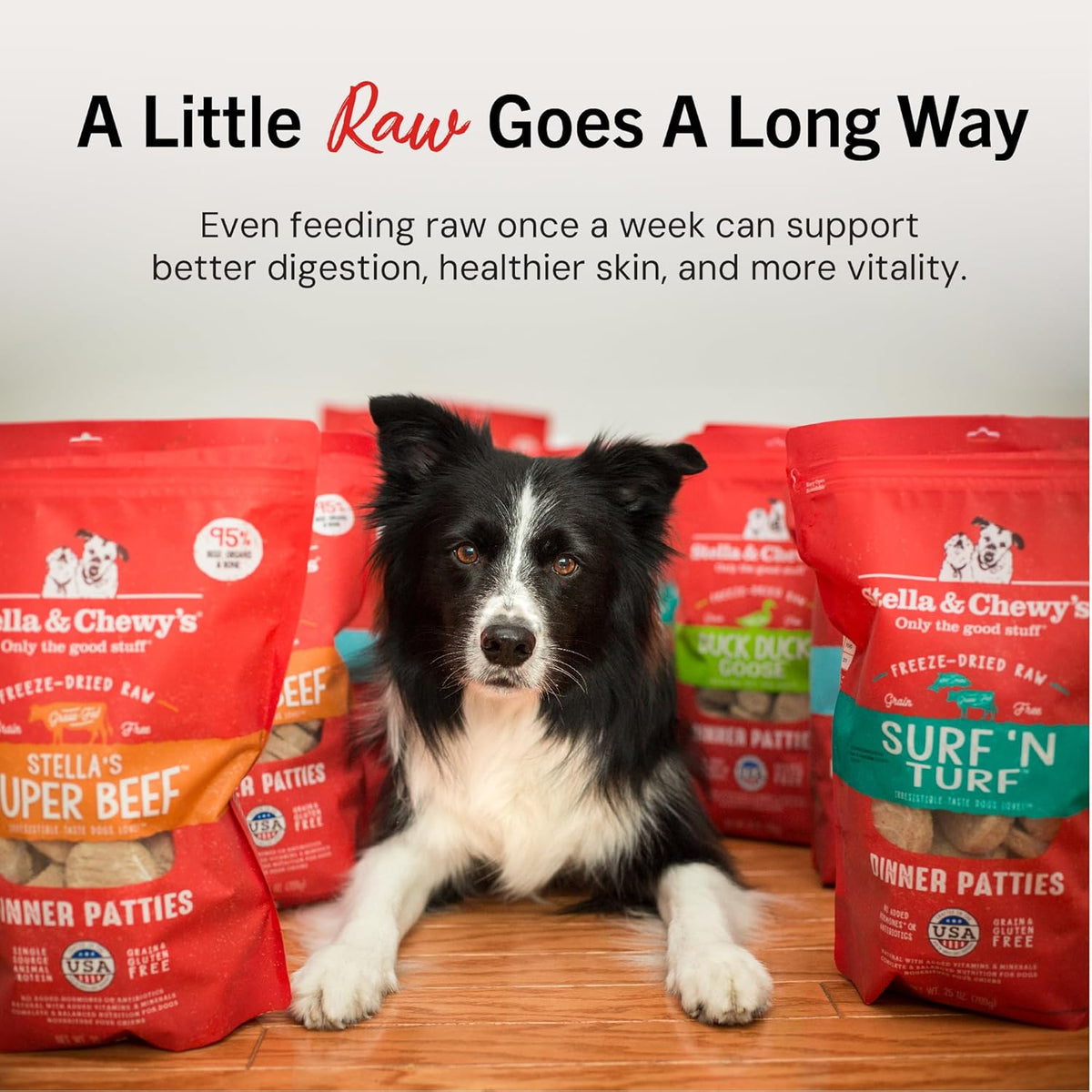 Stella & Chewy's Freeze-Dried Raw Dinner Patties - Beef Recipe - High Protein Grain-Free Puppy & Dog Food - Pe - view 5