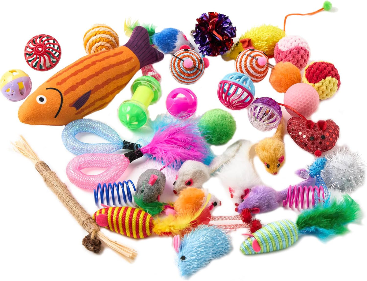 Fashion's Talk Cat Toys Variety Pack for Kitty 20 Pieces - view 2