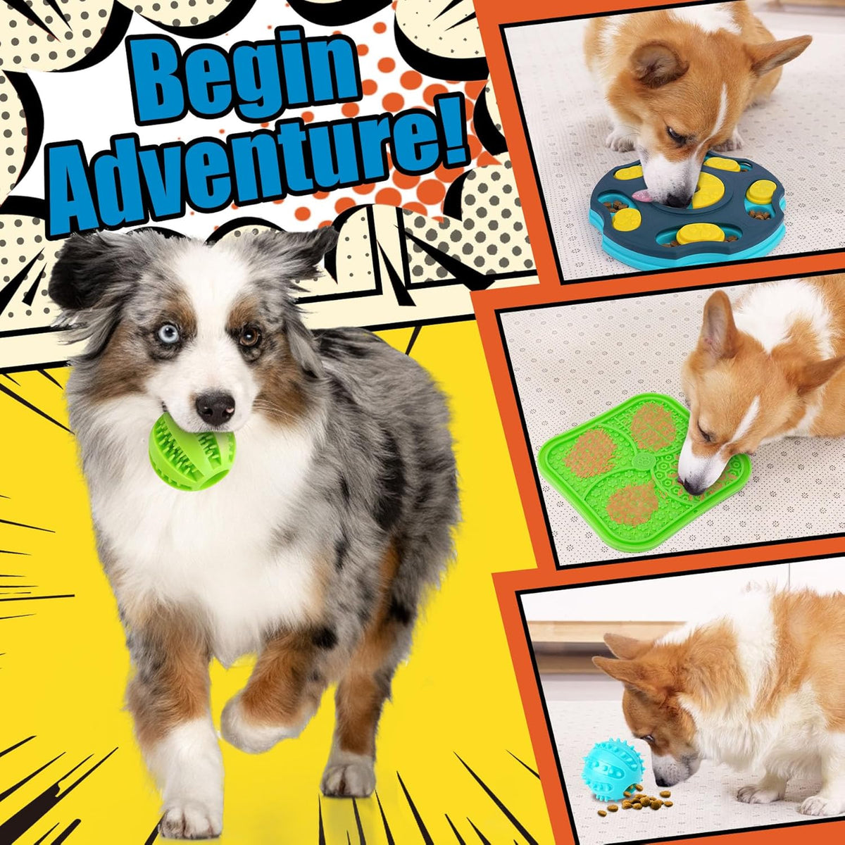 Forfon 9 Pack All-Around Dog Puzzle Toy Set -Mentally Stimulating Dog Enrichment Toys for Small to Medium Smar - view 7