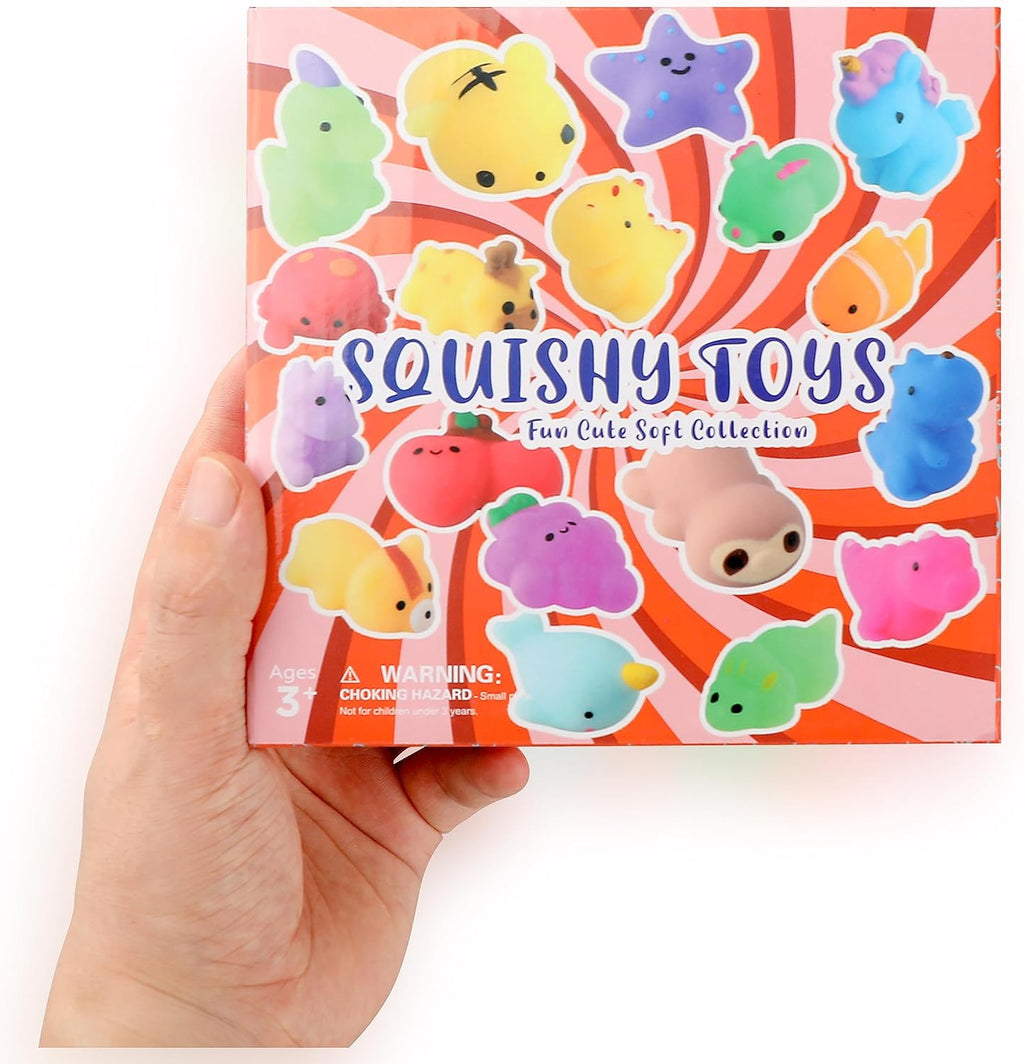 Squishies, 26 Pack Mochi Squishy Toys - Kawaii Cat Squishys Slow Rising Animals - Party Favors, Goodie Bag, Bi - view 8