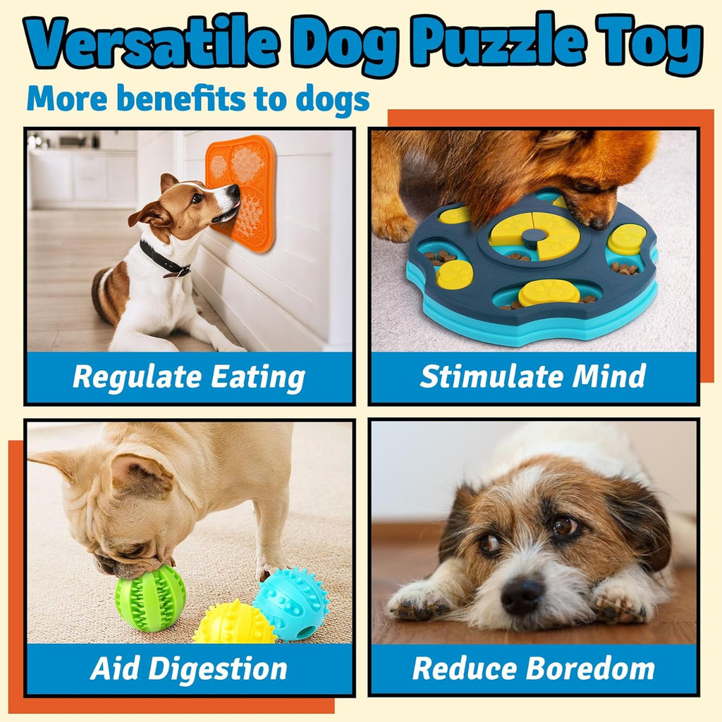 Forfon 9 Pack All-Around Dog Puzzle Toy Set -Mentally Stimulating Dog Enrichment Toys for Small to Medium Smar - view 5