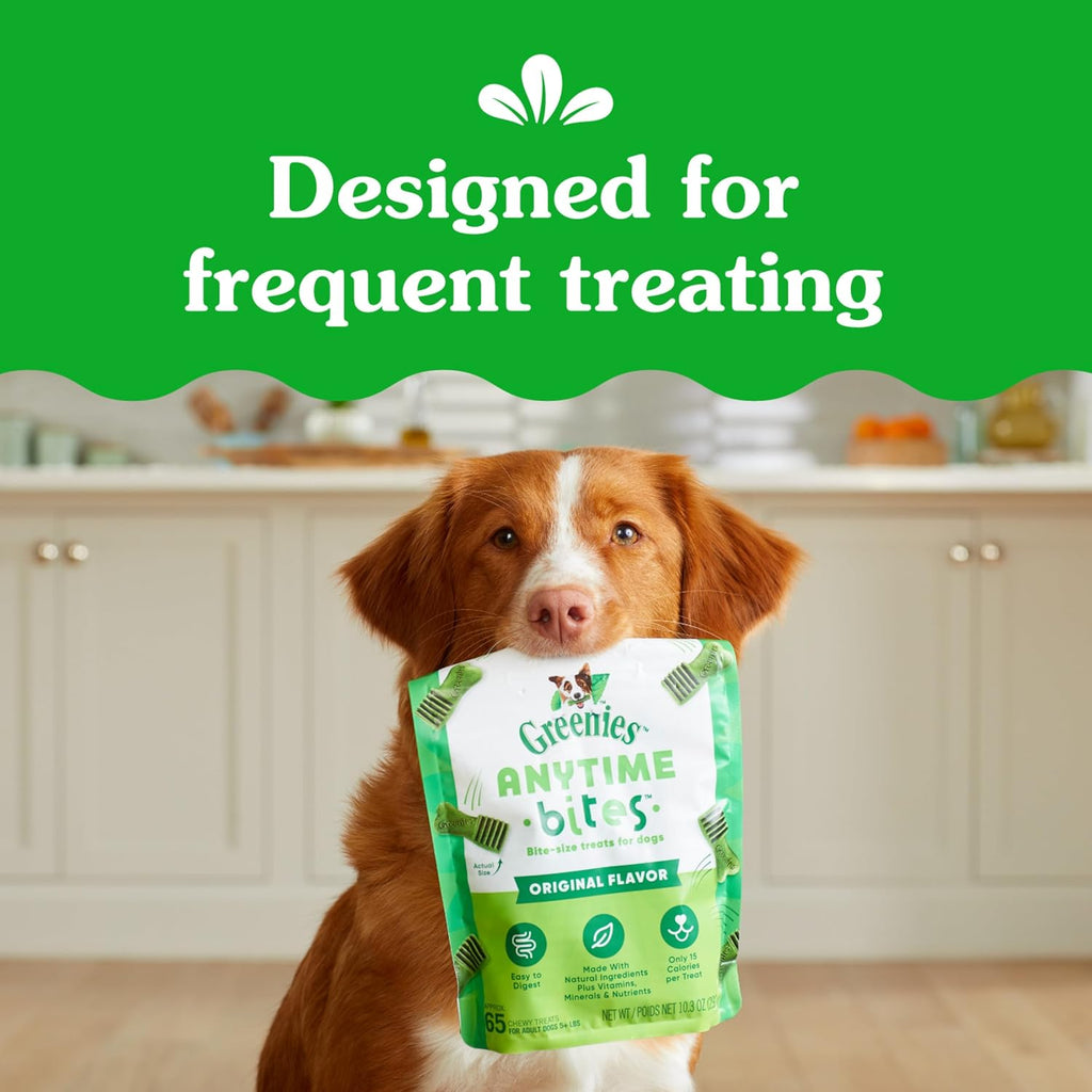 Greenies Anytime Bites Dog Treats, Original Flavor, 24 oz. Bag - view 3