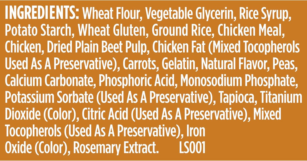 Nutrish Soup Bones Premium Dog Chews with Real Chicken and Veggies, Soft Texture Dog Treats, 11 Chews, Packagi - view 9