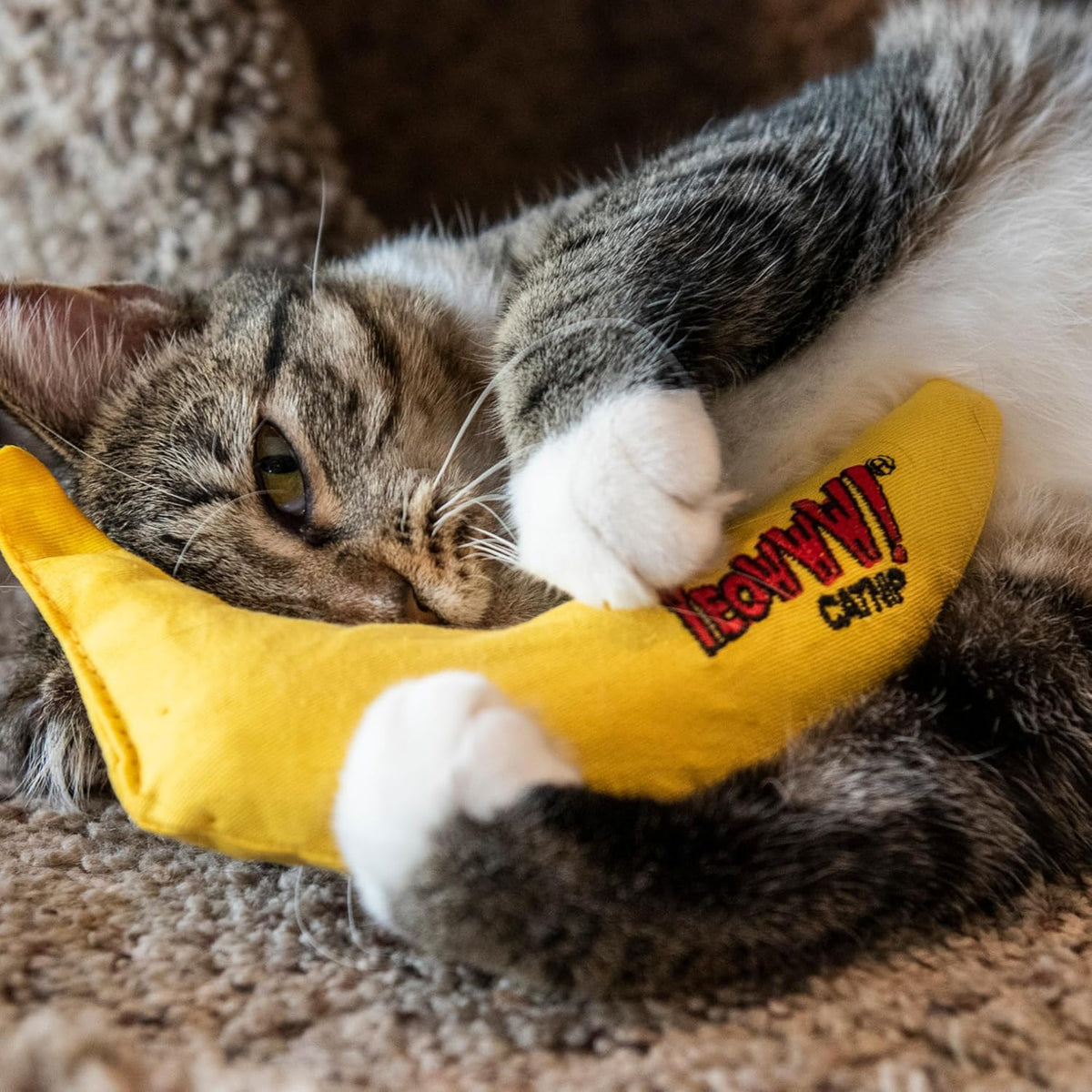Yeowww! Catnip Toy, Yellow Banana - view 7