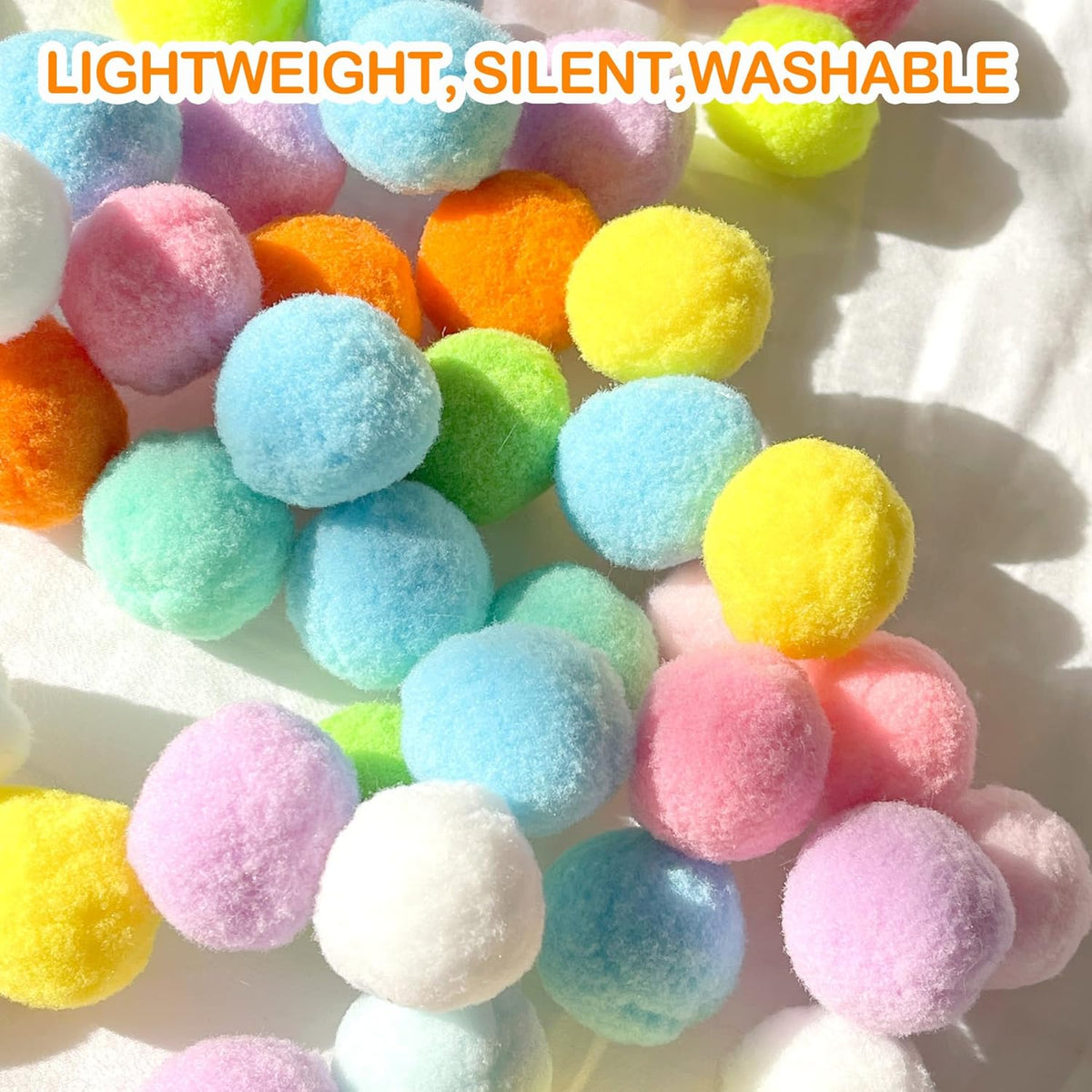 MeoHui 31Pcs Cat Ball Toy Launcher Gun,Cat Balls Fetch Toy,30Pcs Plush Fuzzy Balls Launcher Cat Toy for Cats w - view 5