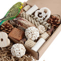 Kyouki Bird Toys Parrot Toys Natural Bird Foraging Box Foot for Parakeets,Cockatiels,Conures,Love Birds,and Ot