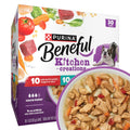Purina Beneful Kitchen Creations With Beef, Chicken, or Lamb Wet Dog Food Variety Pack - (Pack of 30) 3 oz. Ca
