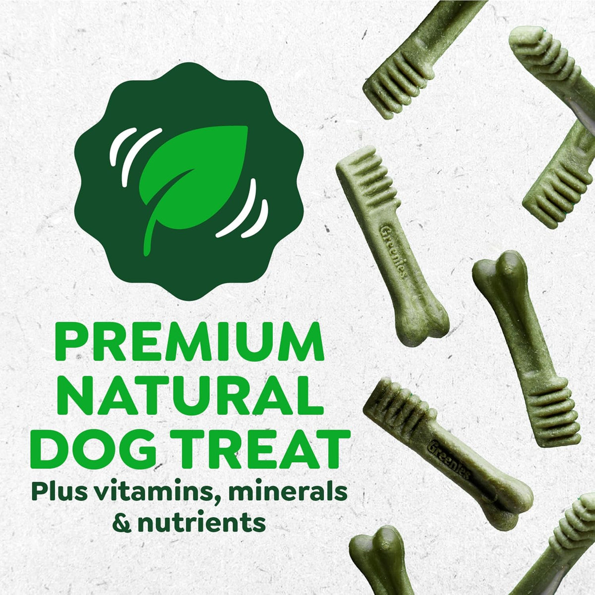 Greenies Veterinarian-Recommended Natural Dental Dog Treats Teenie Size, Daily Treating, Helps Clean Teeth and - view 6