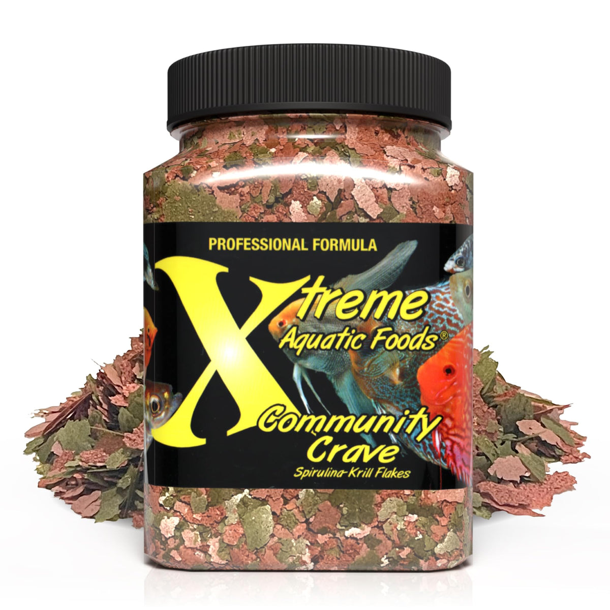 Xtreme Community Crave Flake - Krill & Spirulina Blend for Vibrant Colors, Immune Support and Digestive Health