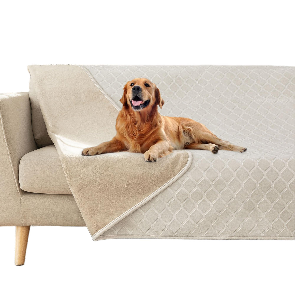 fuguitex Waterproof Dog Blanket Bed Cover Dog Crystal Velvet Moroccan Fuzzy Cozy Plush Pet Blanket Throw Blank
