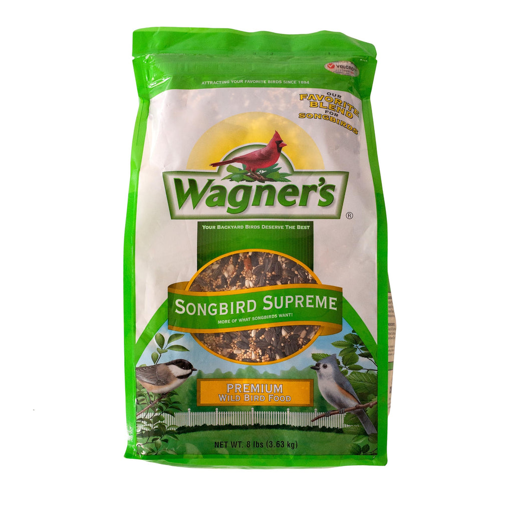 Wagner's 62042 Songbird Supreme Blend Wild Bird Food, 8-Pound Bag