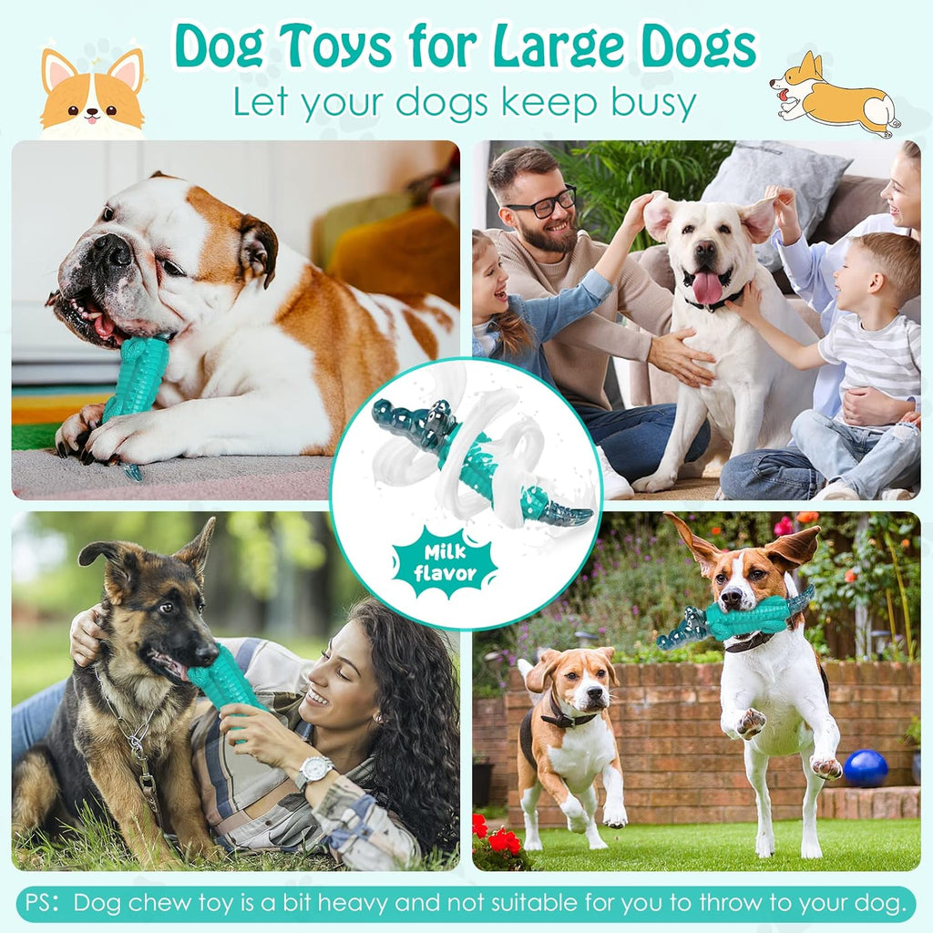Dog Toys for Aggressive Chewers - Tough,Indestructible Dog Chew Toys for Large, Medium,Small Breed to Keep The - view 6
