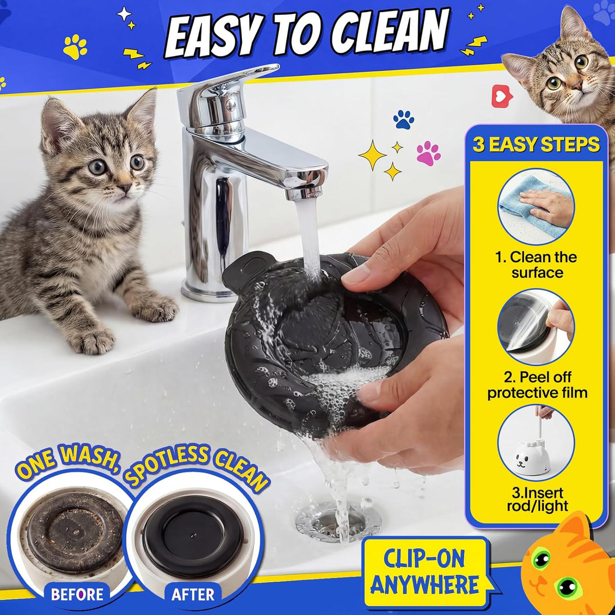 Interactive Cat Toys for Indoor Cats - Automatic Flying Bird Feather Toy, USB Rechargeable Electric Cat Teaser - view 4