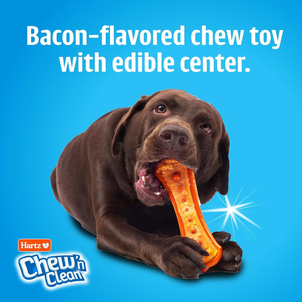 Hartz Chew 'n Clean Dental Duo Dog Treat & Chew Toy, Color Varies, Extra Small, 6 Count - view 3
