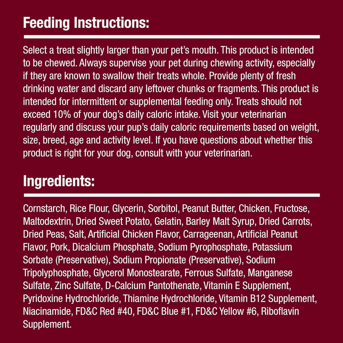 SmartBones Stuffed Twistz with Peanut Butter, Rawhide-Free Chews for Dogs Stuffed with Pork Flavor, 6 Twistz - view 3