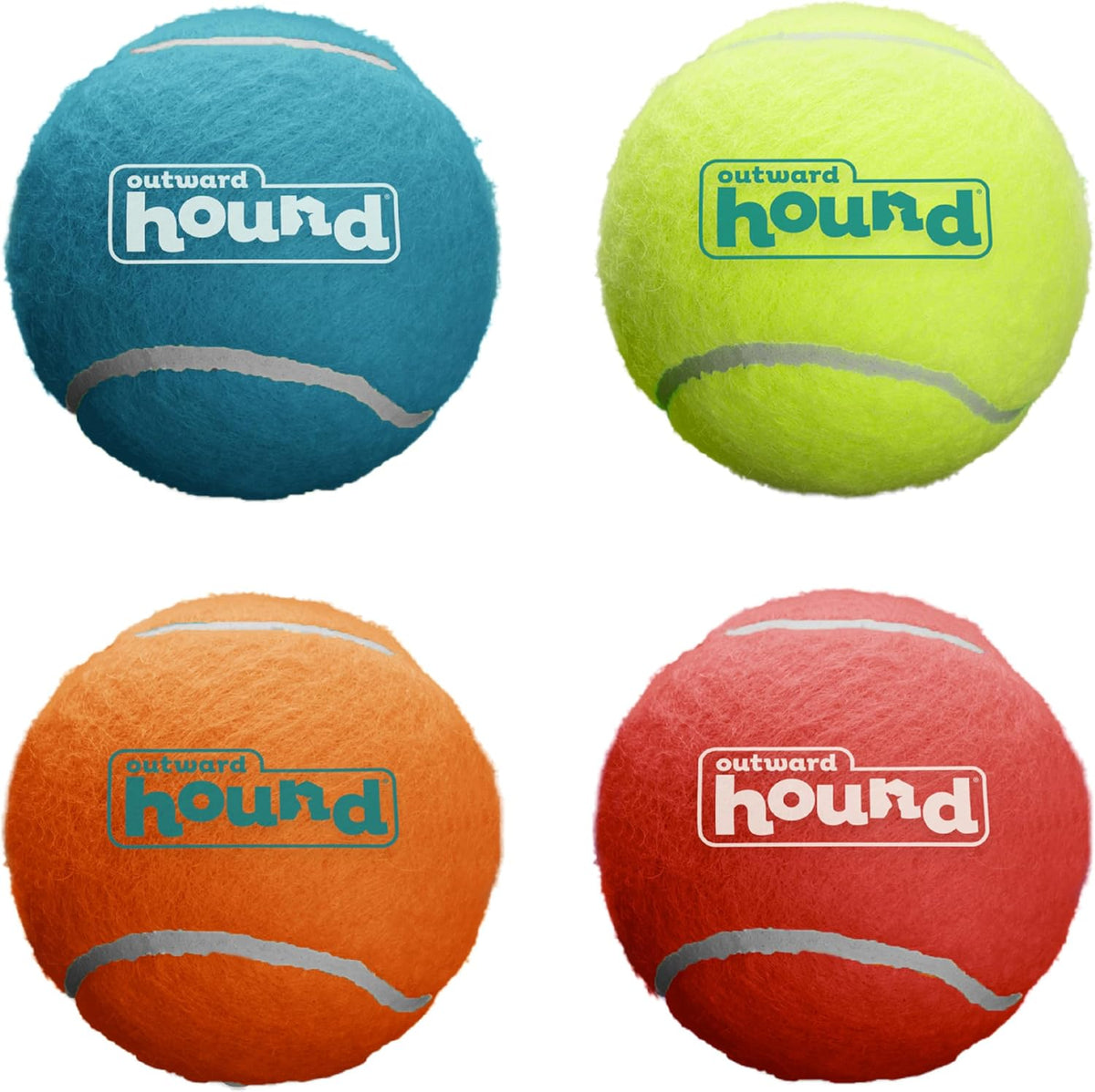 Outward Hound Squeaker Ballz – Squeaky Tennis Balls for Dogs Under 50 lbs, Interactive Dog Toy for Fetch & Tra