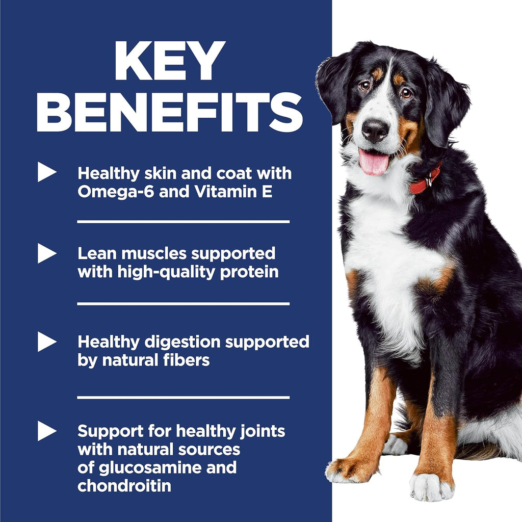 Hill's Science Diet Large Breed Adult Dry Dog Food 1-5, Quality Protein for Joint Support & Lean Muscles, Chic - view 4