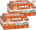 IAMS Perfect Portions Sensitive Digestion & Skin Wet Cat Food Pate, Healthy Adult Grain Free Pate, Chicken and