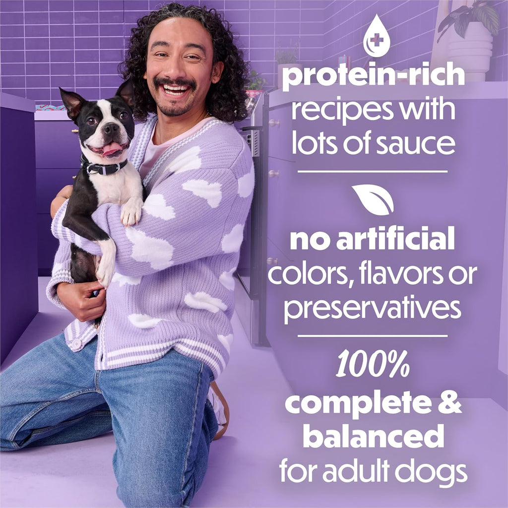 Purina Beneful Kitchen Creations With Beef, Chicken, or Lamb Wet Dog Food Variety Pack - (Pack of 30) 3 oz. Ca - view 4