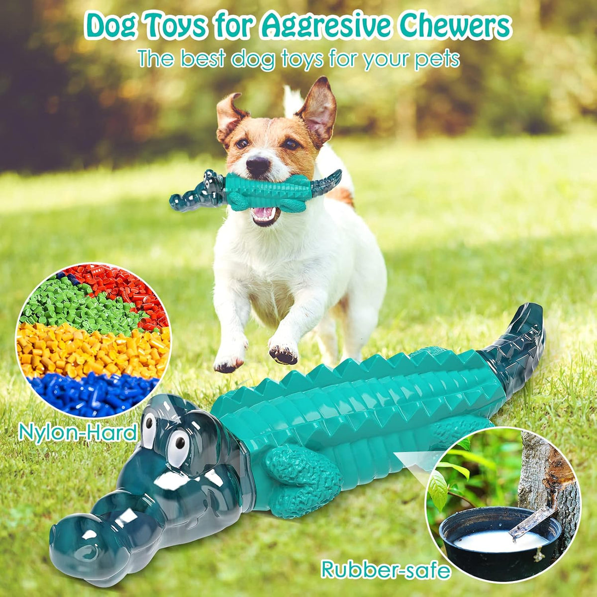 Dog Toys for Aggressive Chewers - Tough,Indestructible Dog Chew Toys for Large, Medium,Small Breed to Keep The - view 4