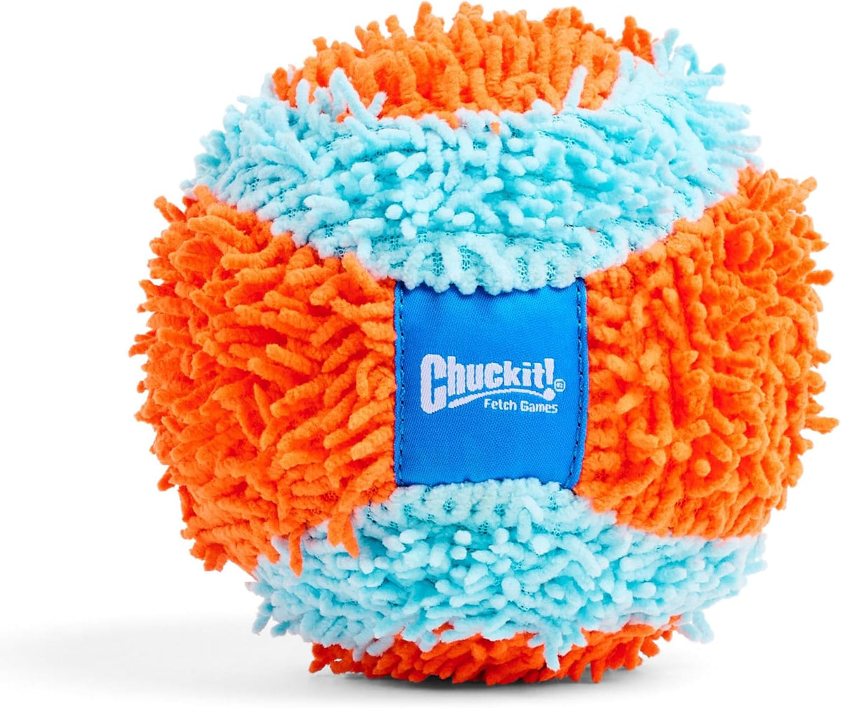 Chuckit! Indoor Fetch Ball Dog Toy for Dogs - Interactive Dog Toys for Boredom, 4.75 Inch, Orange and Blue - view 4