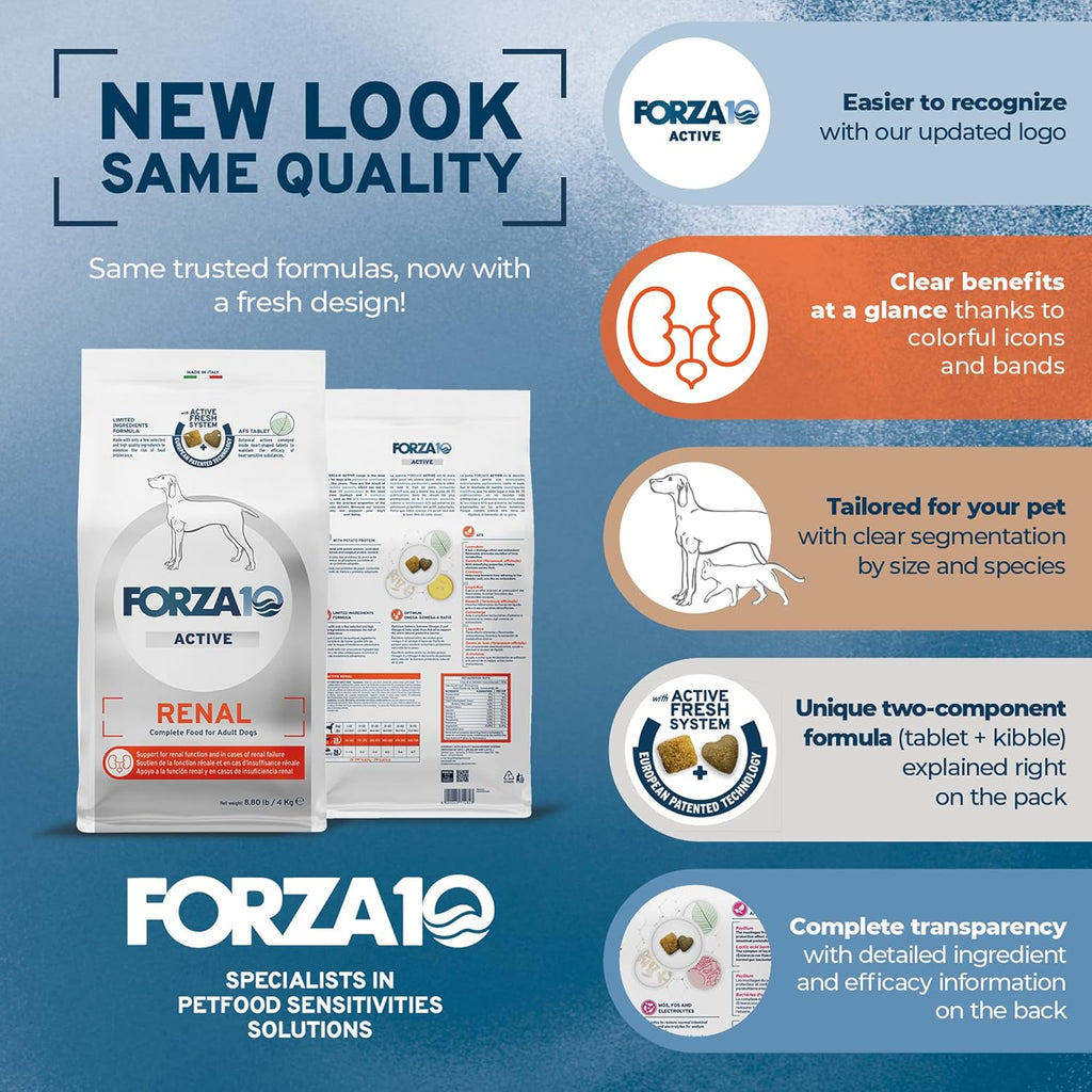 Forza10 - Dog Food, Limited Ingredient Dog Food with Omega‑3, Non-GMO, Dry Food for Kidney Support, Made in It - view 3