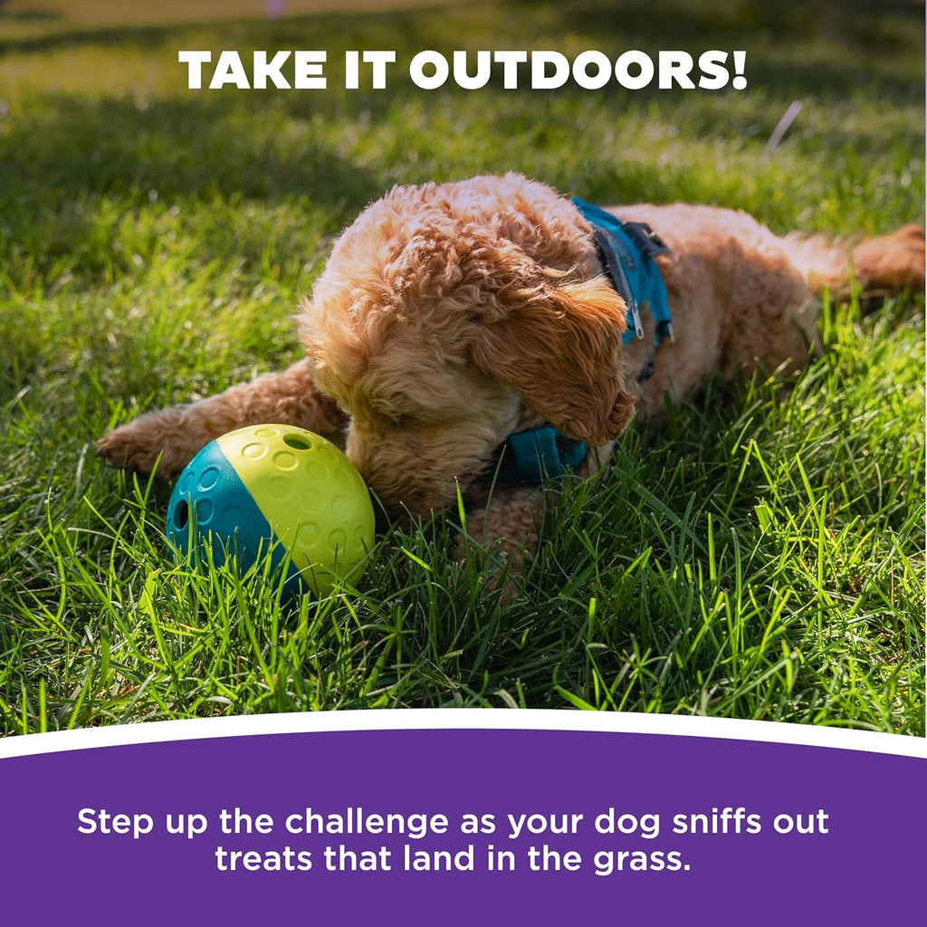 Outward Hound by Nina Ottosson Treat Tumble – Interactive Food-Dispensing Dog Puzzle Ball, Level 1 Beginner, S - view 5