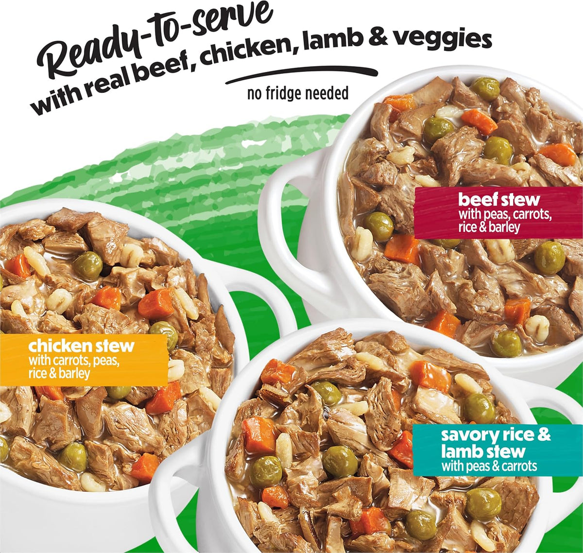 Purina Beneful Gravy Wet Dog Food Variety Pack, Prepared Meals Stew - (12) 10 oz. Tubs - view 2