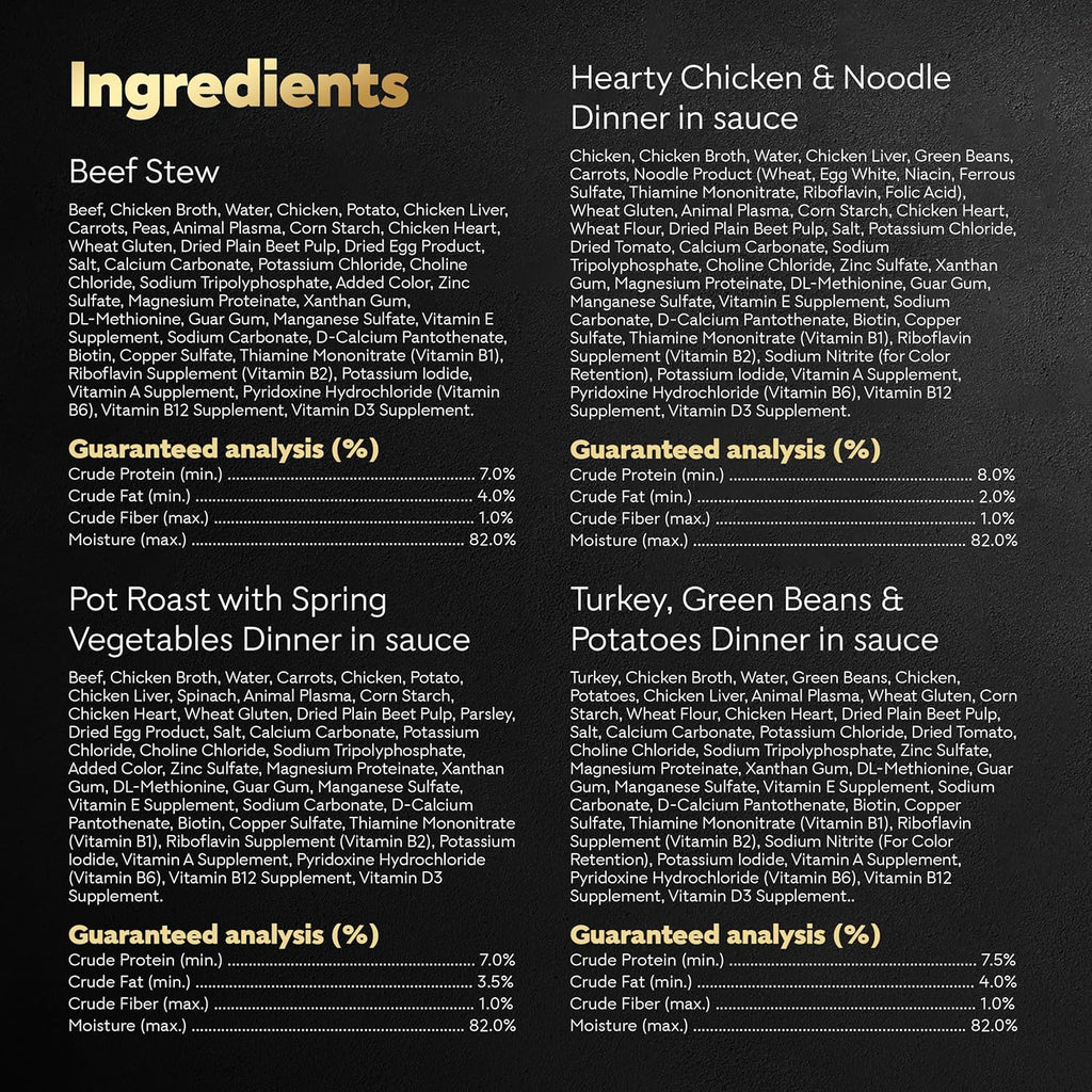 Cesar Home Delights Adult Wet Dog Food, Pot Roast with Spring Vegetables, Beef Stew, Turkey, Green Beans, & Po - view 4