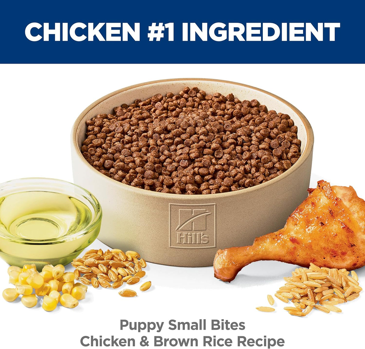 Hill's Science Diet Puppy, Puppy Premium Nutrition, Small Kibble, Dry Dog Food, Chicken & Brown Rice, 4.5 lb B - view 3
