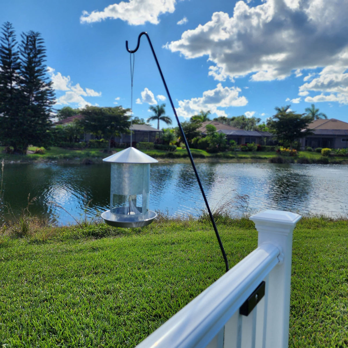 Hold It Mate Long Hook Kits Ideal for Bird Feeders, Lighter Flower Baskets, Chimes, etc. for Vertical Spindled
