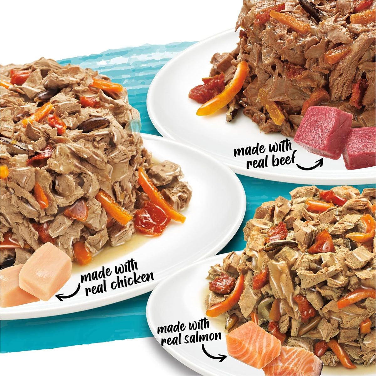 Beneful Purina Small Breed Wet Dog Food Variety Pack, IncrediBites With Real Beef, Chicken and Salmon - (Pack  - view 2