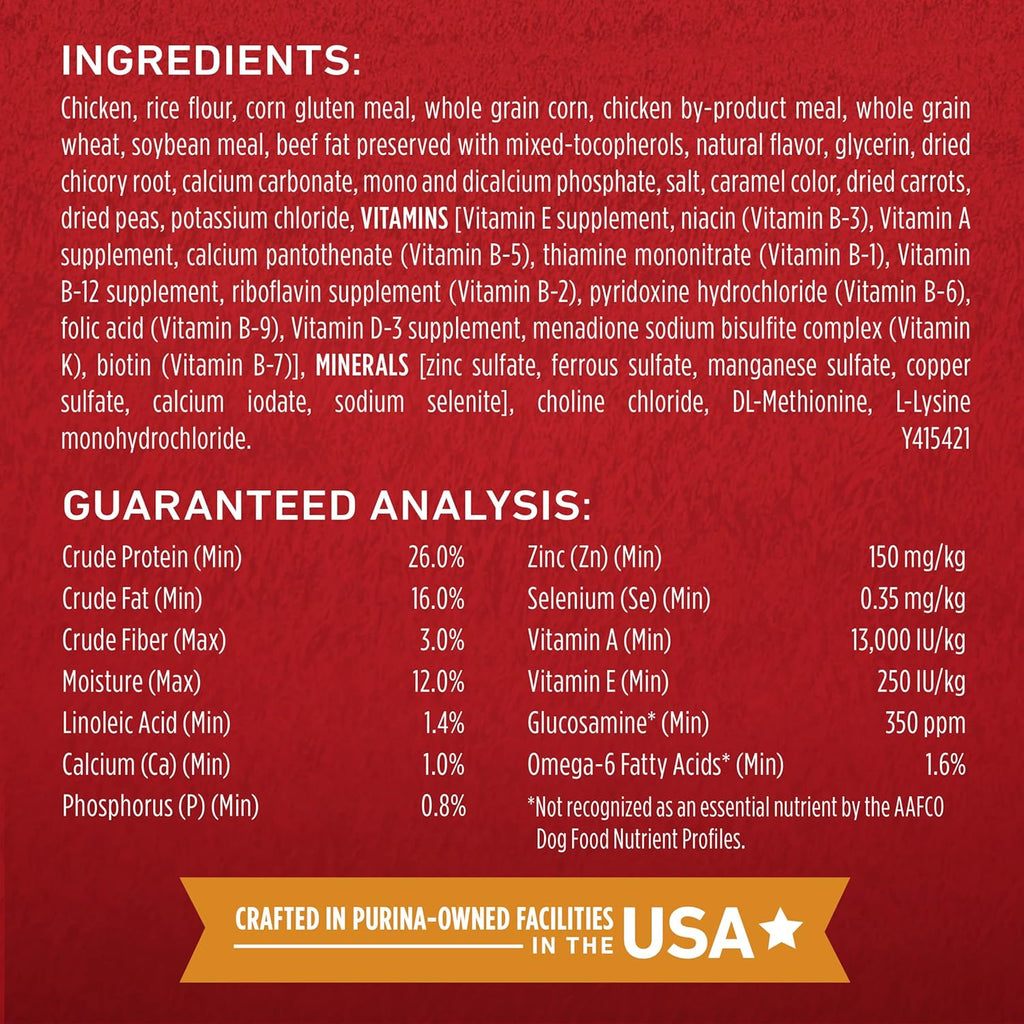 Purina ONE Chicken and Rice Formula Dry Dog Food - 16.5 lb. Bag - view 6