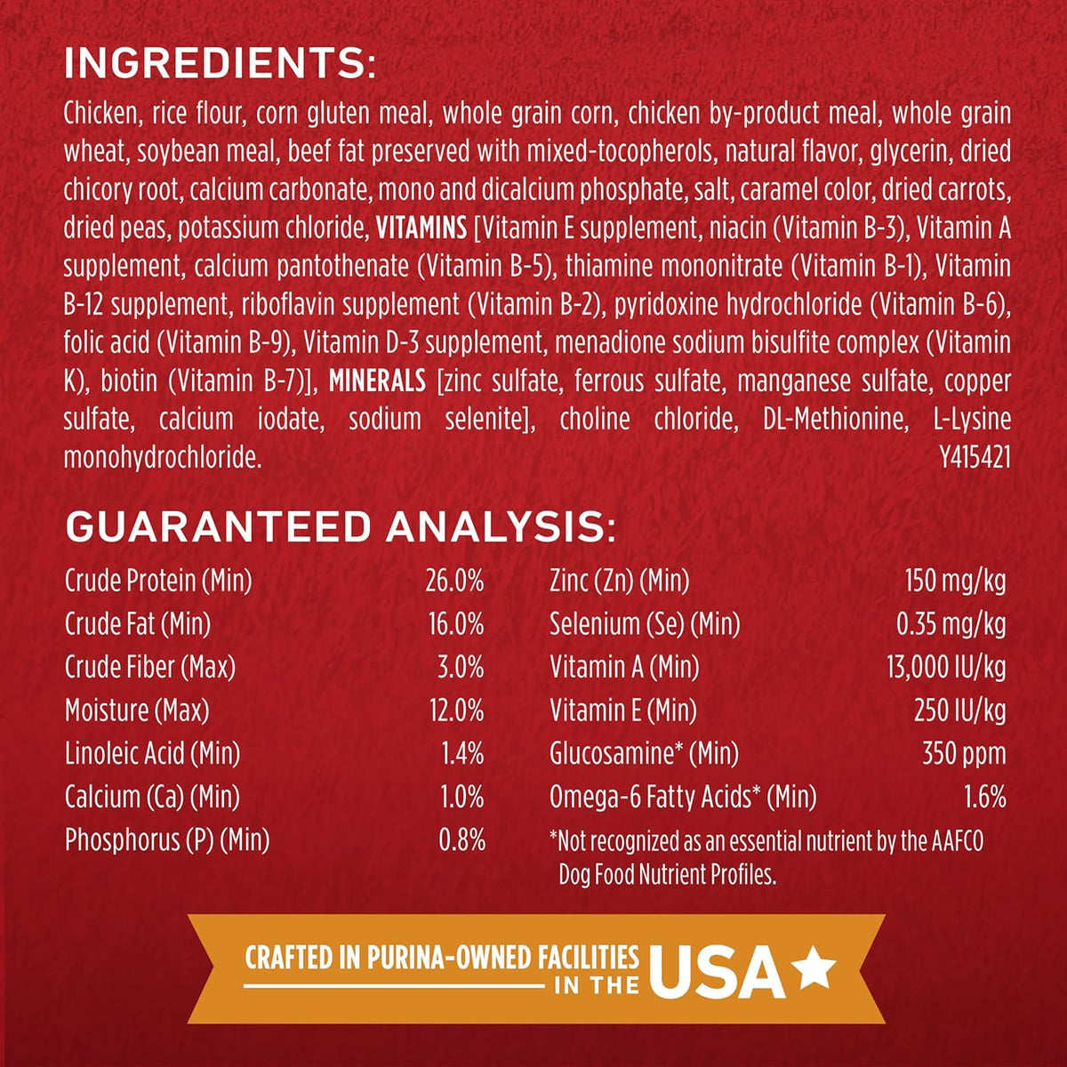 Purina ONE Chicken and Rice Formula Dry Dog Food - 16.5 lb. Bag - view 6