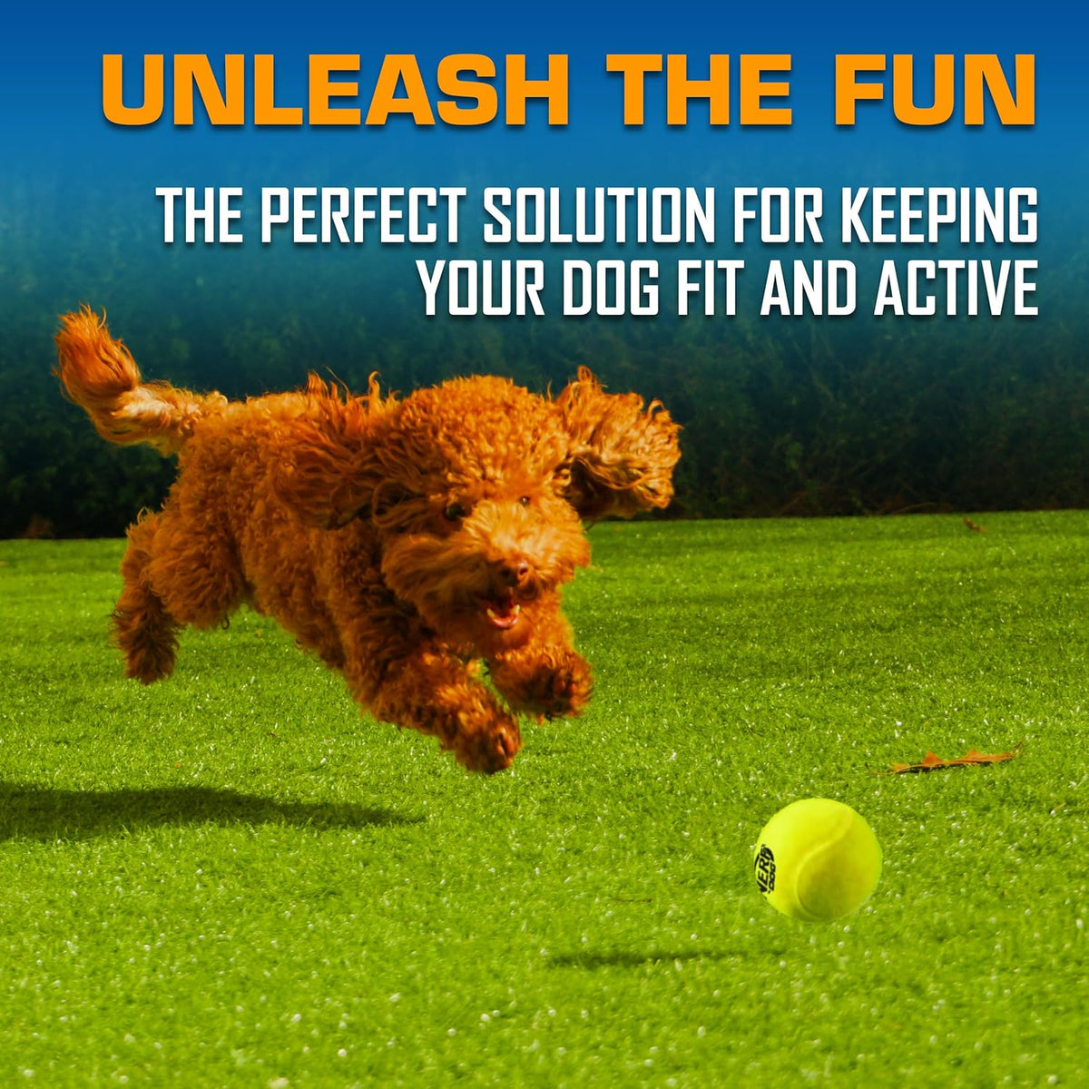 Nerf Dog Tennis Ball Blaster Dog Toy Gift Set, Tennis Ball Dog Fetch Toy Launches up to 50 ft, Dog Ball Throwe - view 3