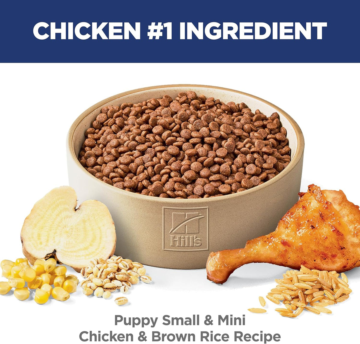 Hill's Science Diet Puppy Small & Mini Breeds Dry Dog Food, Chicken & Brown Rice, 4.5 lb. Bag - view 3