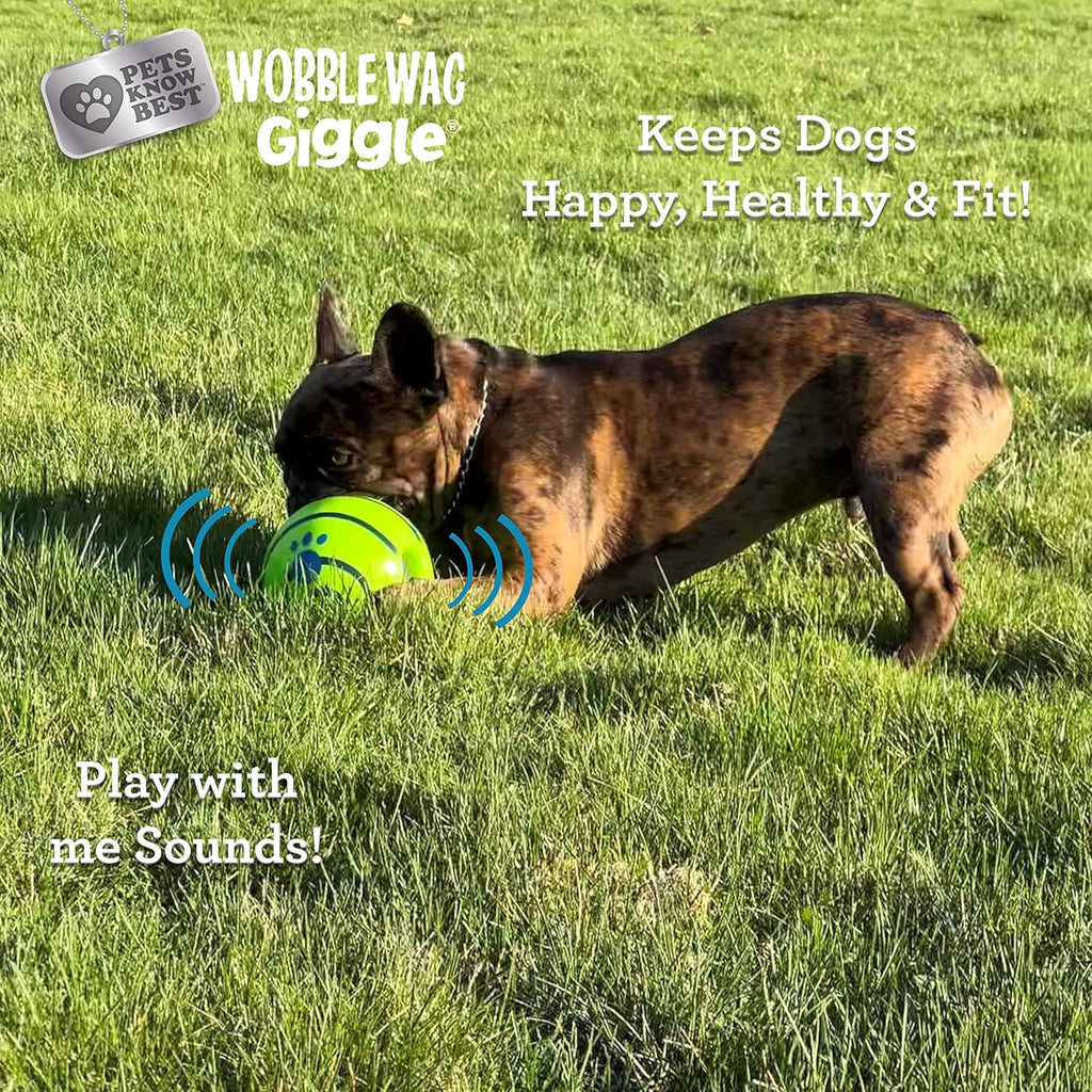 Wobble Wag Giggle Ball | Rolling Enrichment Toy for Fun Playtime, Interactive Play for Indoor or Outdoor, Keep - view 4