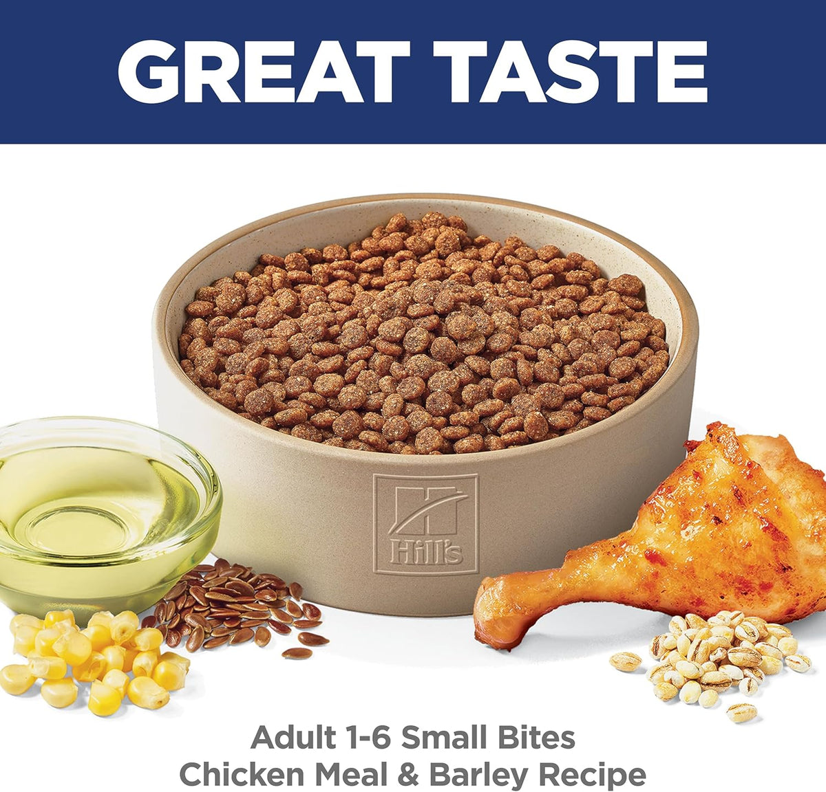 Hill's Science Diet Adult 1-6, Adult 1-6 Premium Nutrition, Small Kibble, Dry Dog Food, Chicken & Barley, 5 lb - view 3