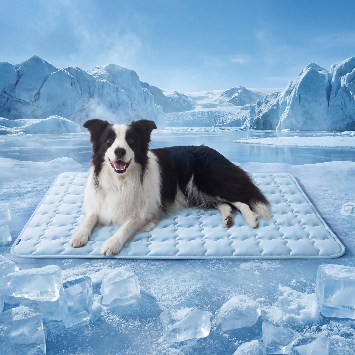 Bedsure Cooling Dog Mat Extra Large, Q-Max>0.5 XL Thin Breathable Cold Crate Pad for Pet, Portable Washable Ke