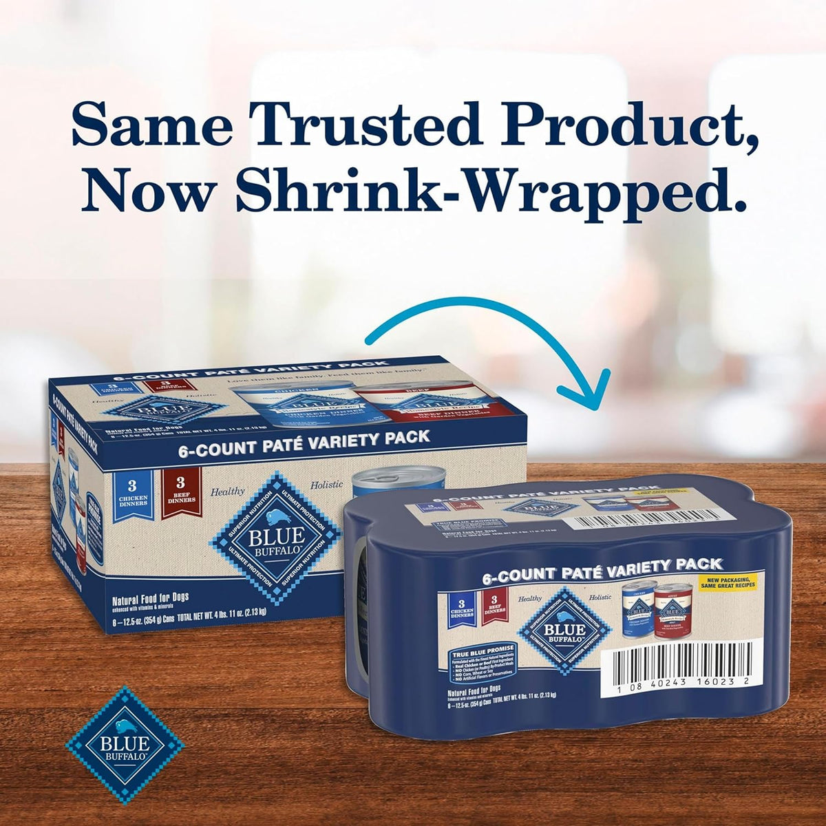 Blue Buffalo Homestyle Recipe Adult Wet Dog Food, Made with Natural Ingredients, Chicken and Beef Dinner Varie - view 3