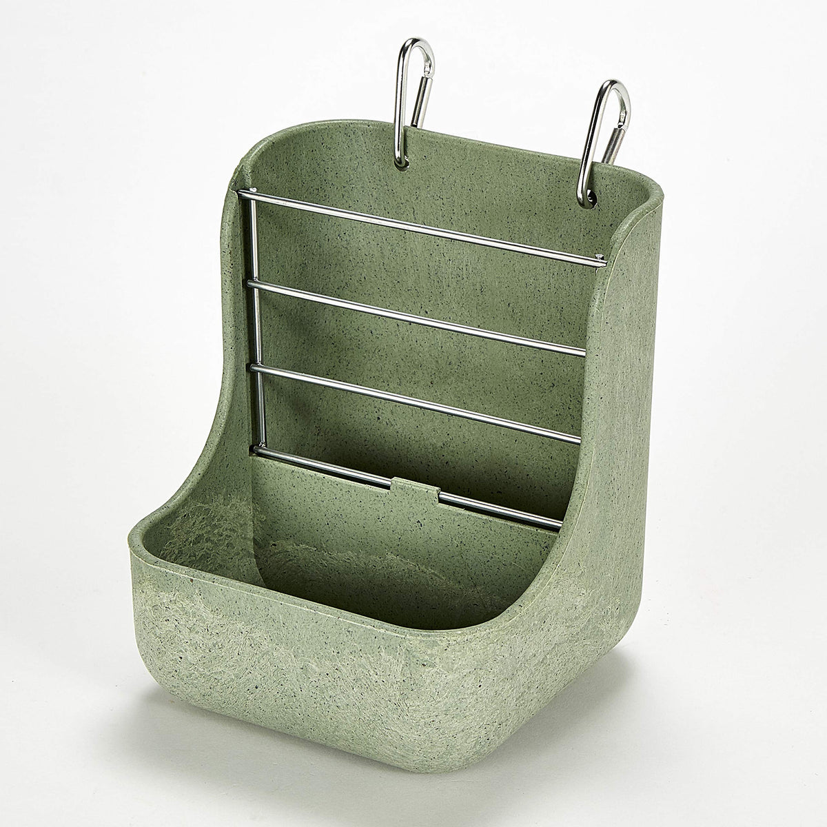 Kaytee Hay & Food Bin Feeder With Quick Locks For Pet Rabbits, Chinchillas, Guinea Pigs and Other Small Animal