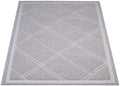 Basics Less-Mess Litter Trapping Cat Litter Box Mat, Soft on Kitty Paws, Waterproof, Scatter Control, 24" x 35